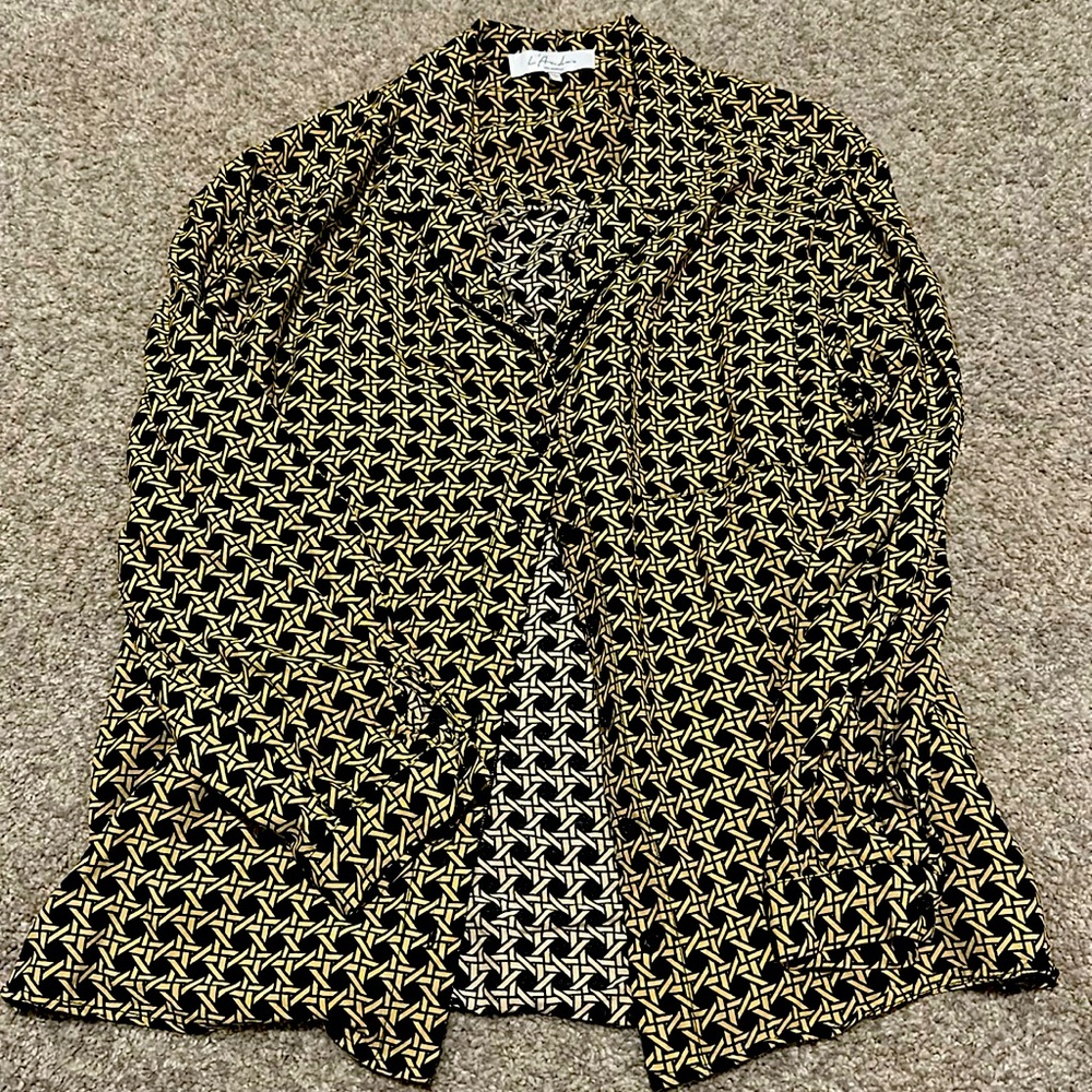 $158 L'ACADEMIE BASKETWEAVE BLOUSE REFORMATION PALOMA WOOL JACQUEMUS LPA REVOLVE